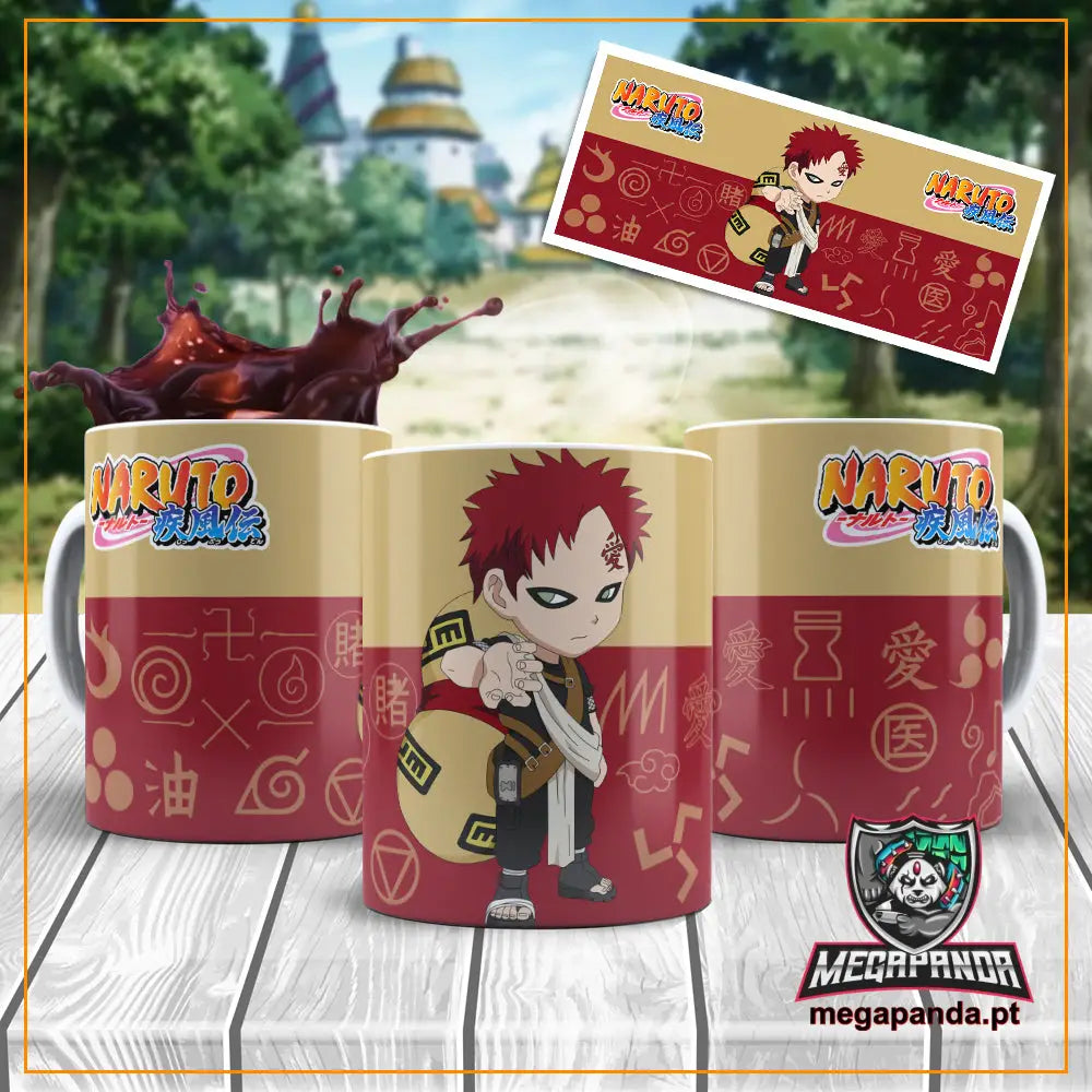 Caneca Naruto Gaara Chibi