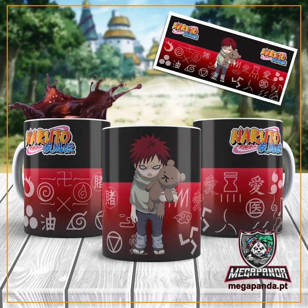 Taza Infancia Naruto Gaara Chibi