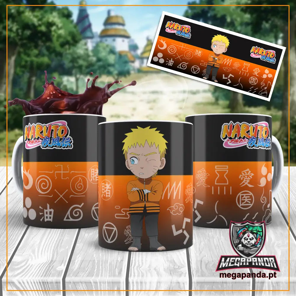 Caneca Naruto Hokage Chibi