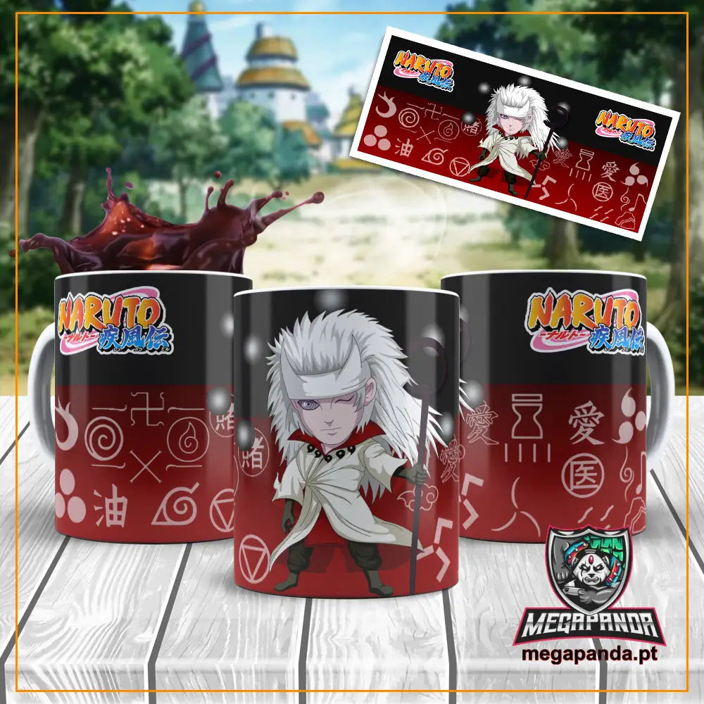 Caneca Naruto Madara Jinchuriki Chibi Brindes