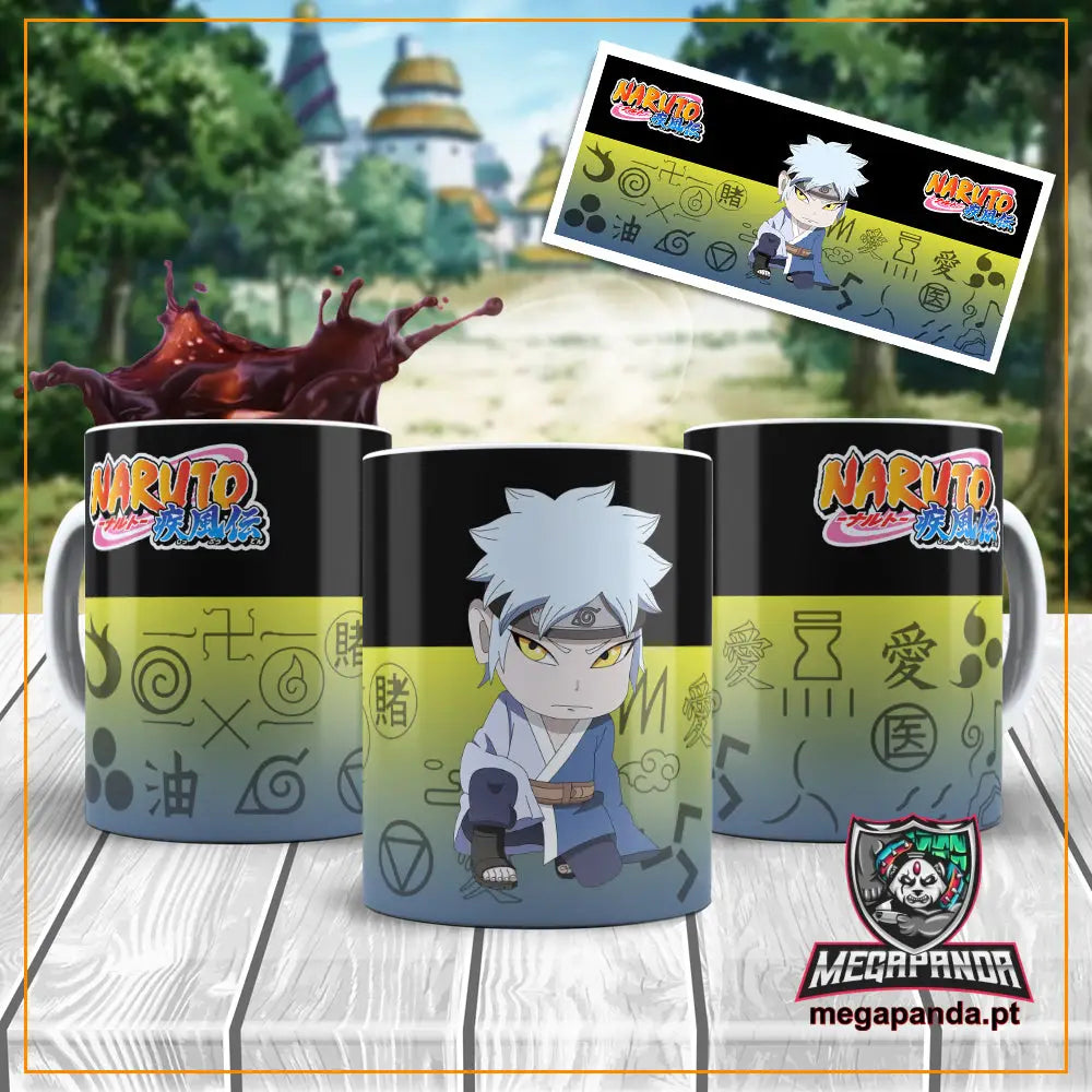 Caneca Naruto Mitisuki Chibi