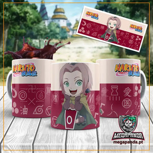 Caneca Naruto Sakura Chibi