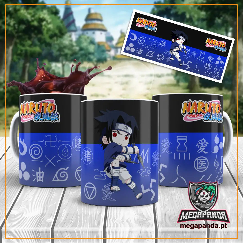 Caneca Naruto Sazuki Chibi Saringan