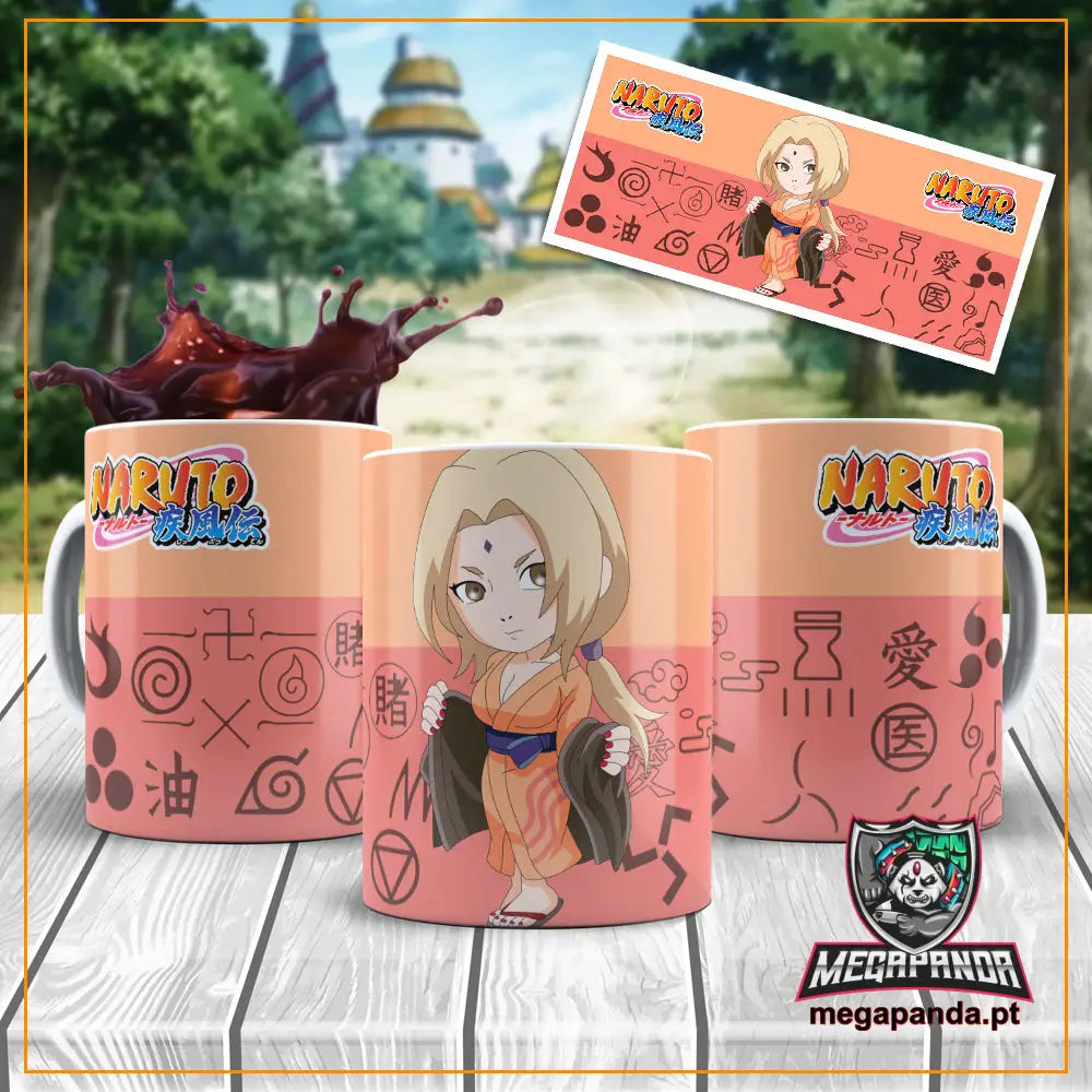 Caneca Naruto Tsunade chibi