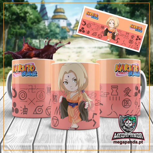 Caneca Naruto Tsunade Chibi Brindes