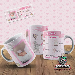 Taza de café Wake Up rojo/blanco