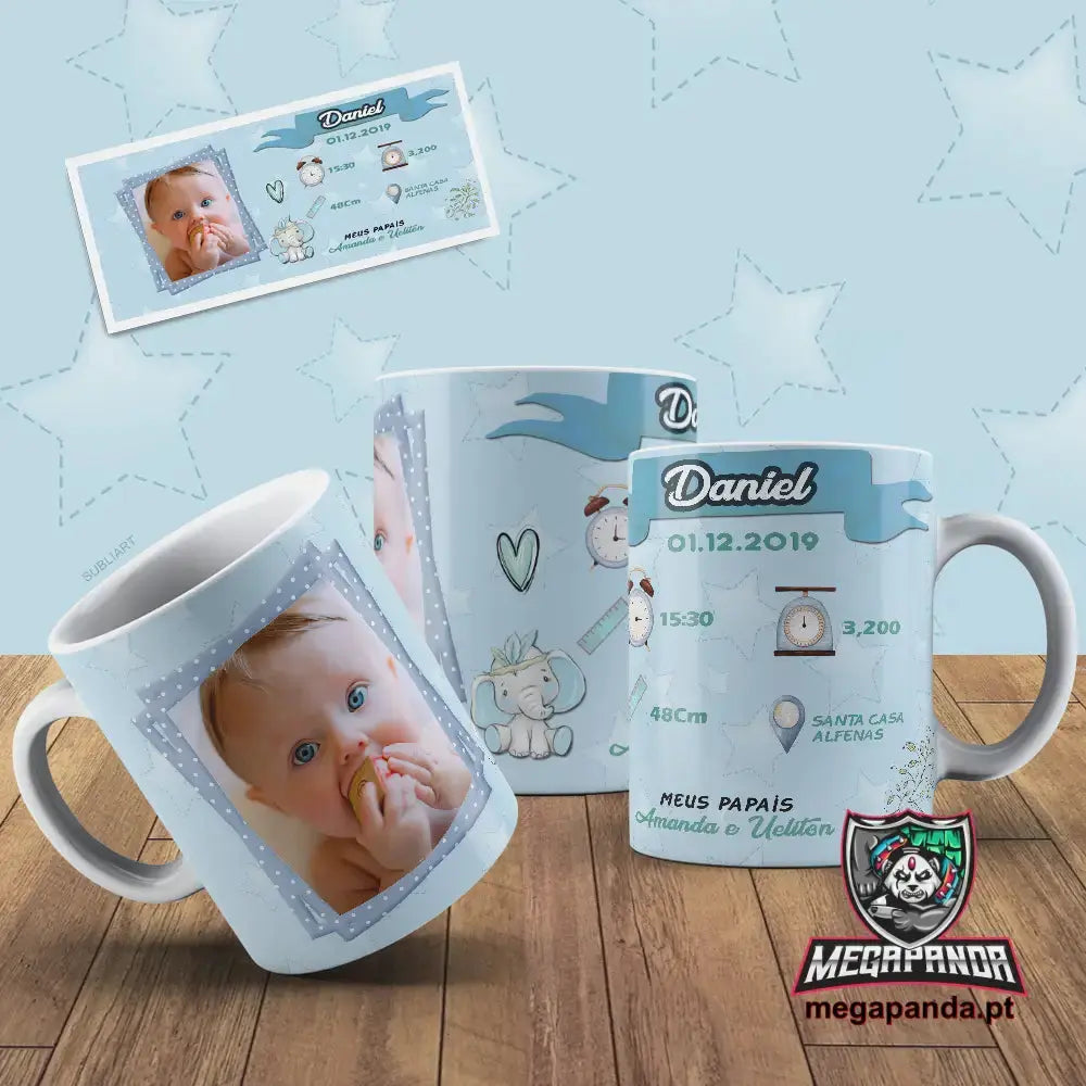 Taza de café Wake Up rojo/blanco