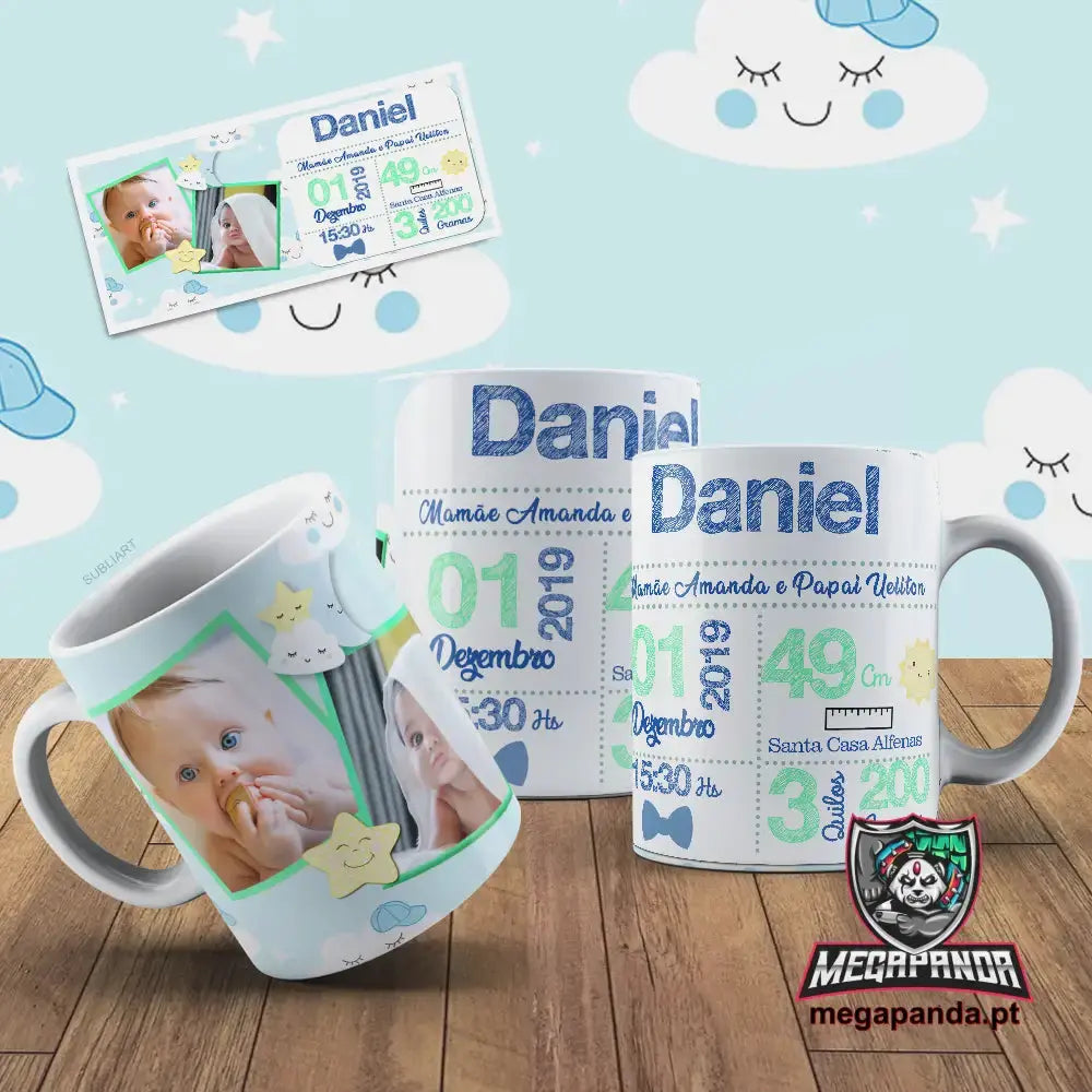 Taza de café Wake Up rojo/blanco