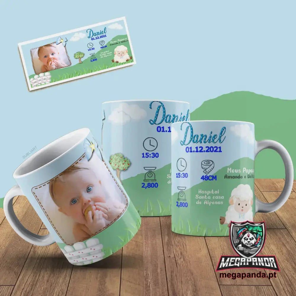 Taza de café Wake Up rojo/blanco