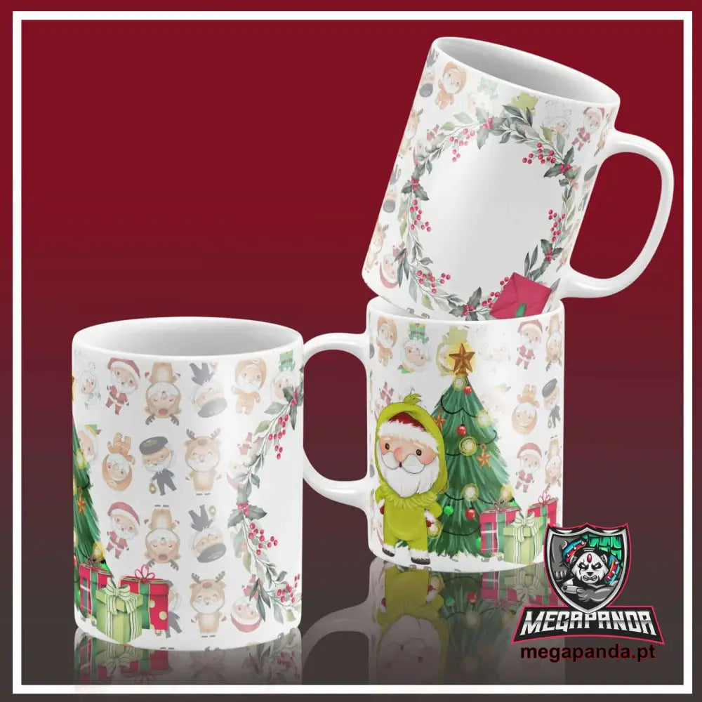 Caneca Pai Natal 12 Brindes