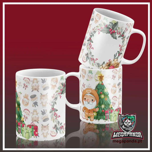 Caneca Pai Natal 8 Brindes