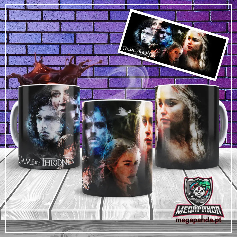 Caneca Personagens Game Of Thrones Brindes