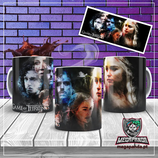 Caneca Personagens Game Of Thrones Brindes