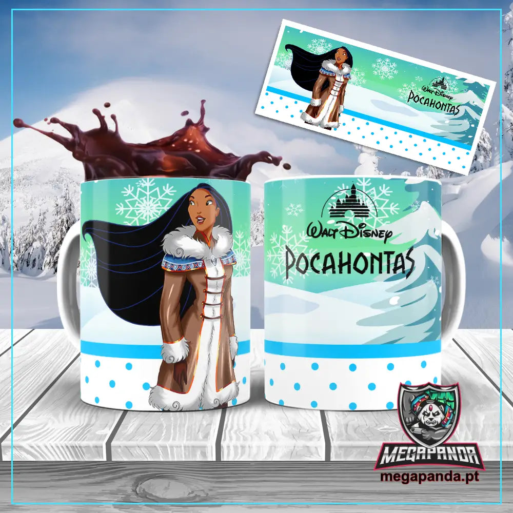 Caneca Pocahontas - Princesa De Inverno Brindes