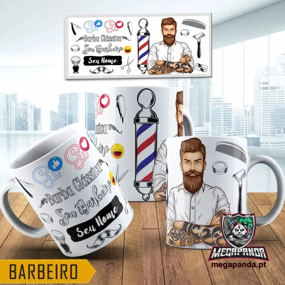 Taza de café Wake Up rojo/blanco