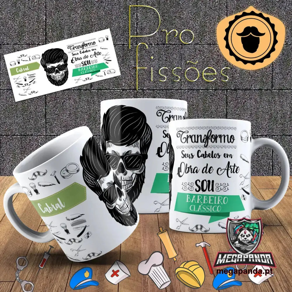 Taza de café Wake Up rojo/blanco