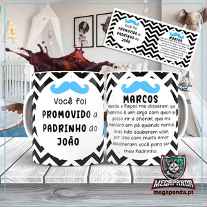 Taza de café Wake Up rojo/blanco