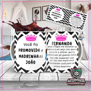 Taza de café Wake Up rojo/blanco