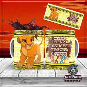 Caneca Rei Leão Simba