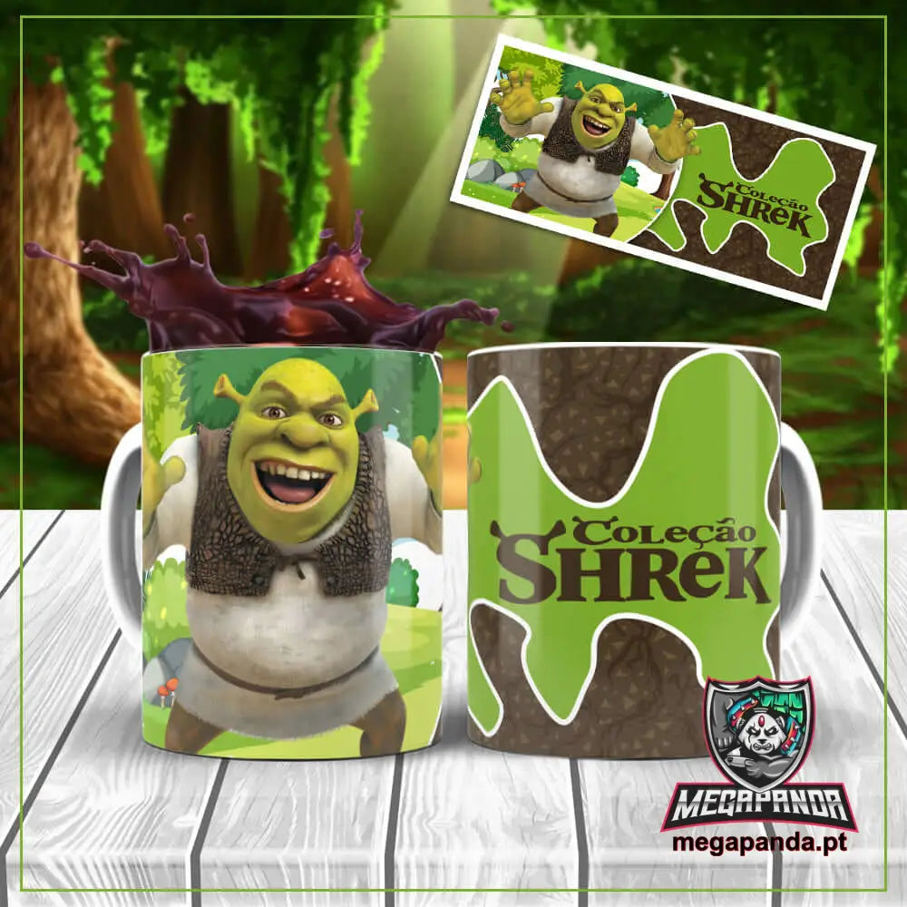 Caneca Shrek Brindes