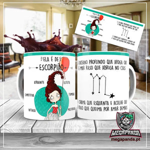 Caneca Signo - Ela é de Signo