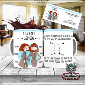 Caneca Signo - Ela é de Signo