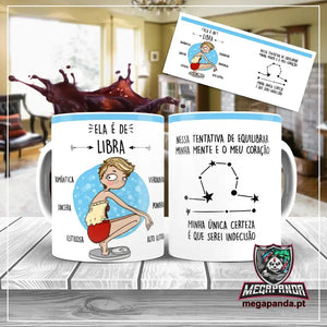 Caneca Signo - Ela é de Signo