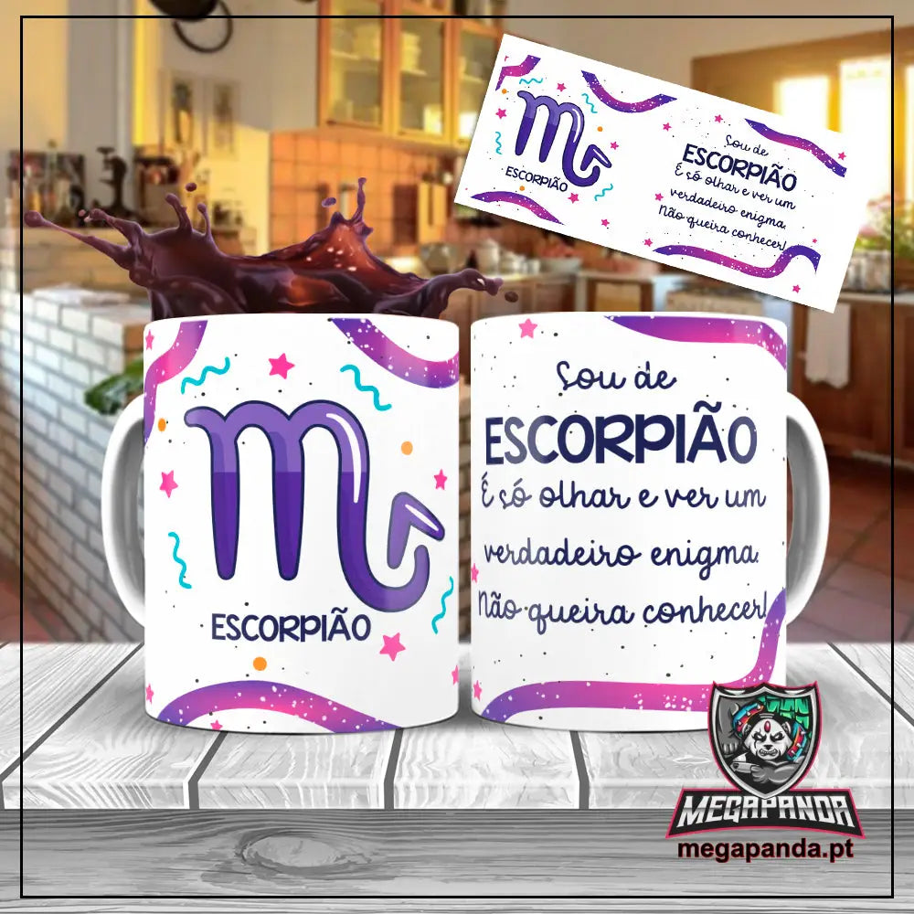 Caneca Signo Sou De Escorpião Brindes