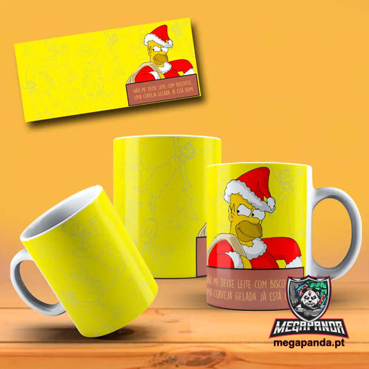 Caneca Simpson Natal 6 Brindes