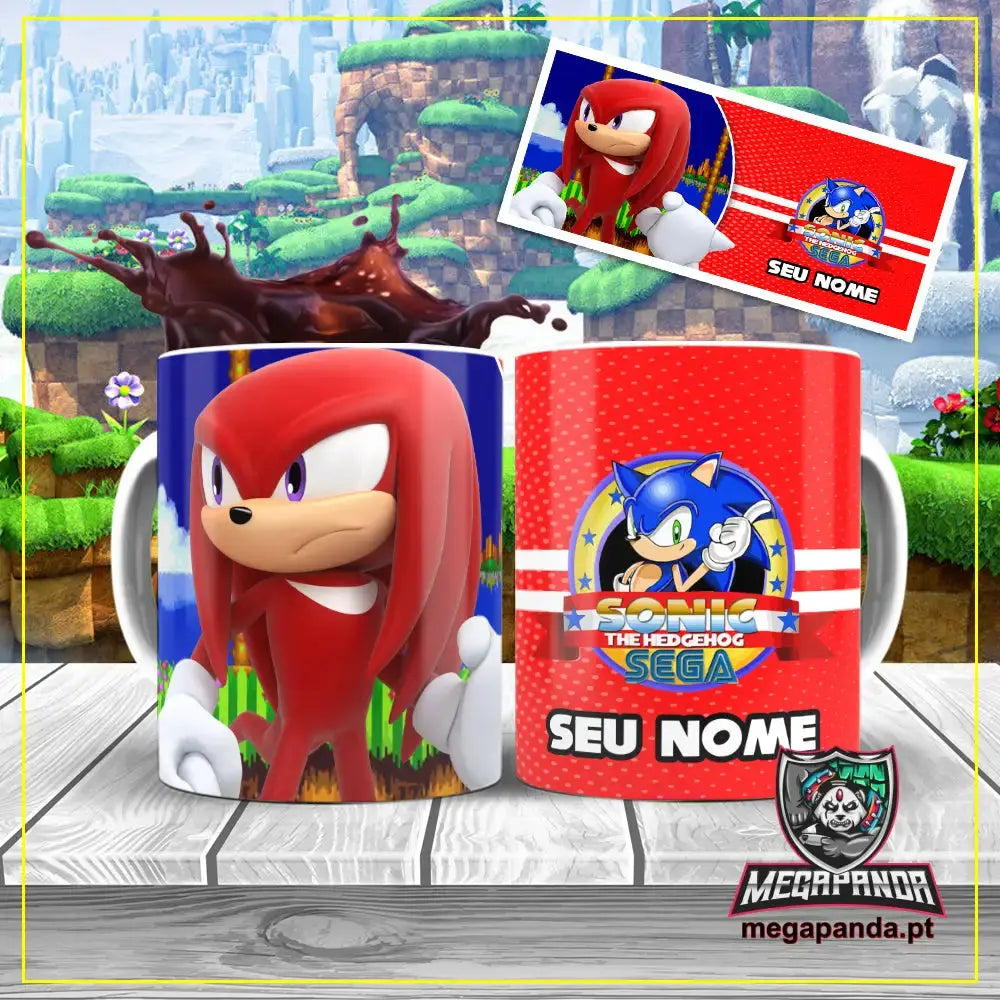 Caneca Sonic e Amigos