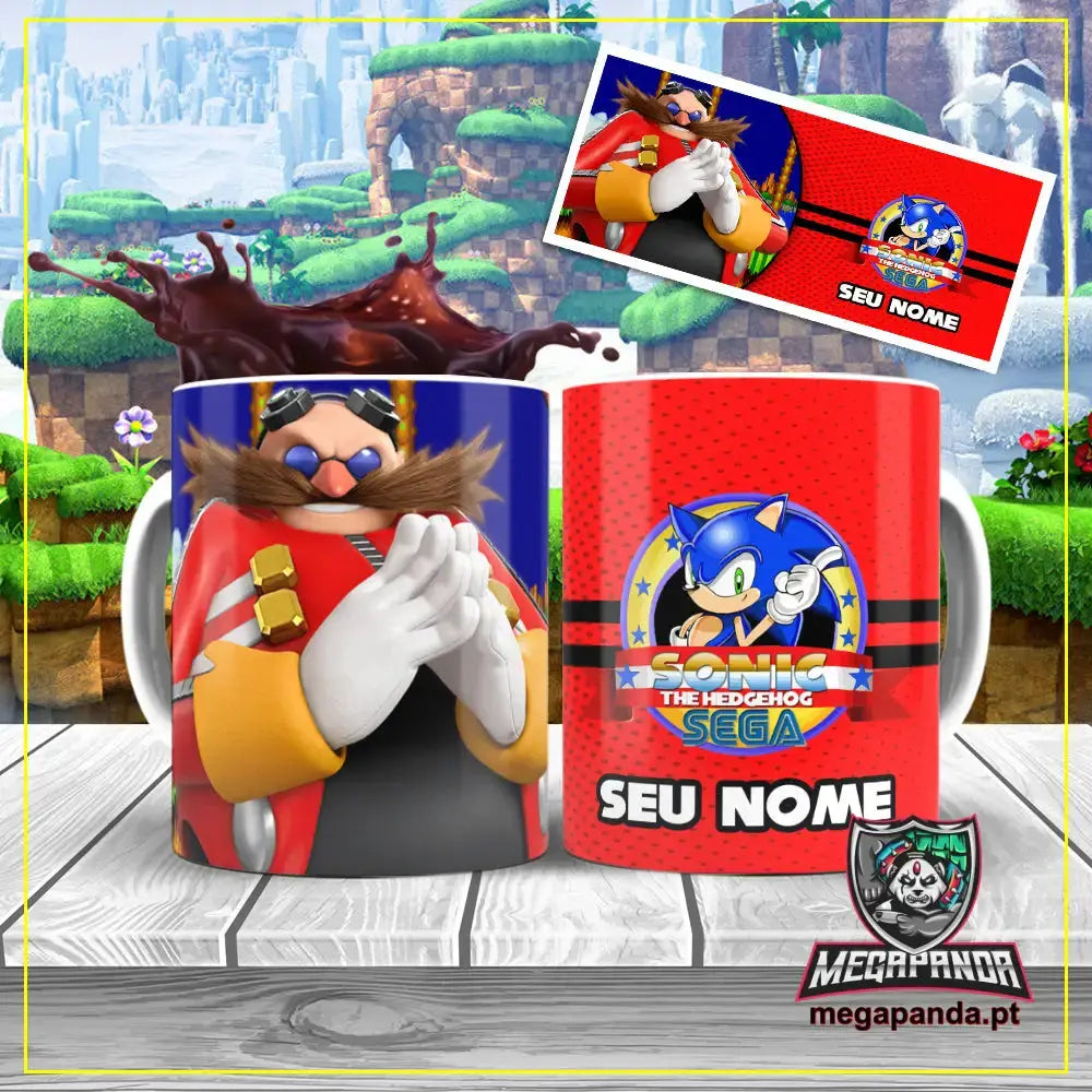 Caneca Sonic e Amigos