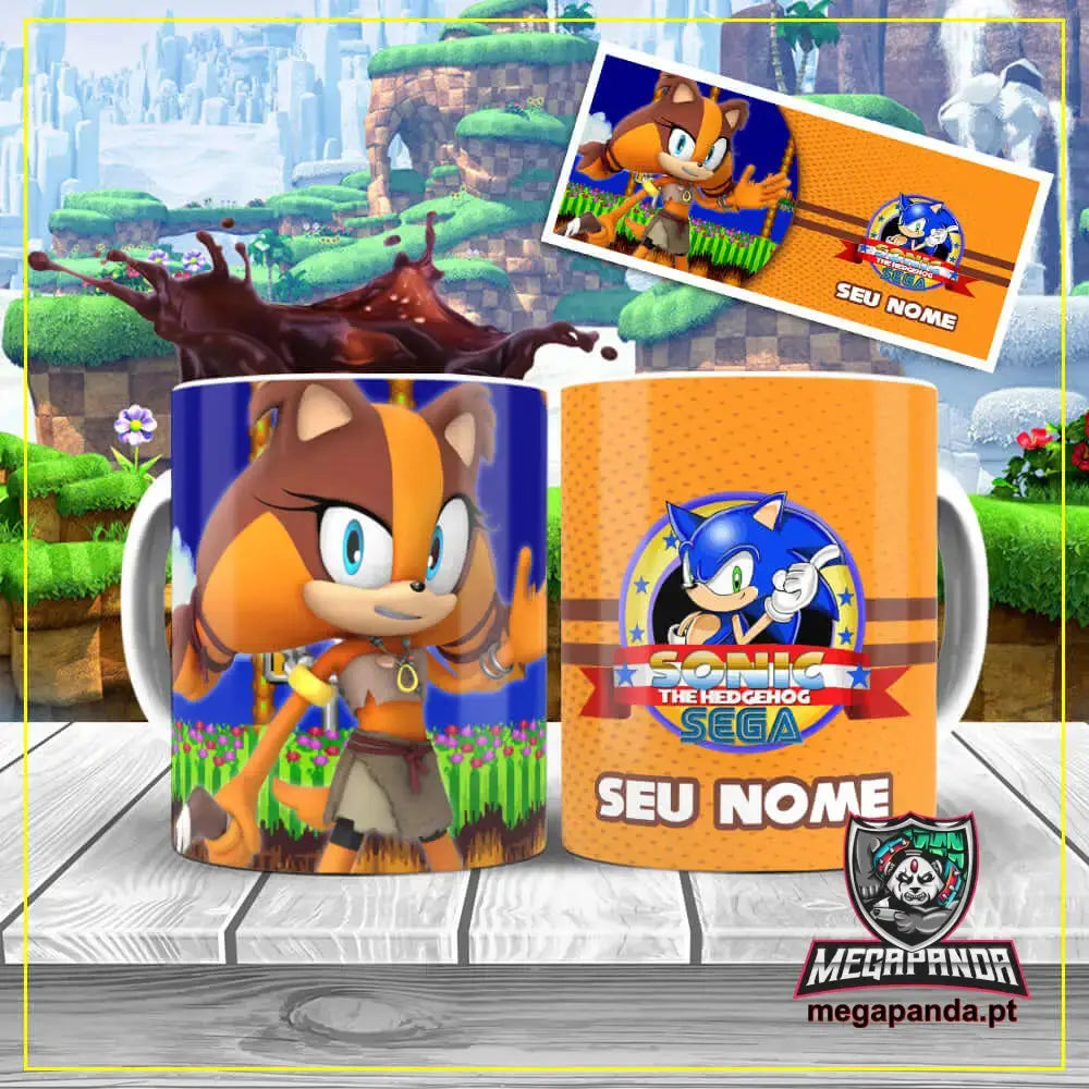 Caneca Sonic e Amigos