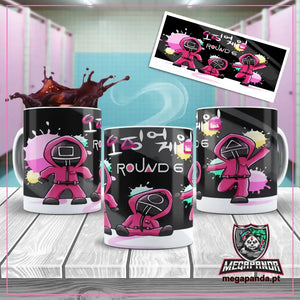 Taza Guardia del juego del calamar