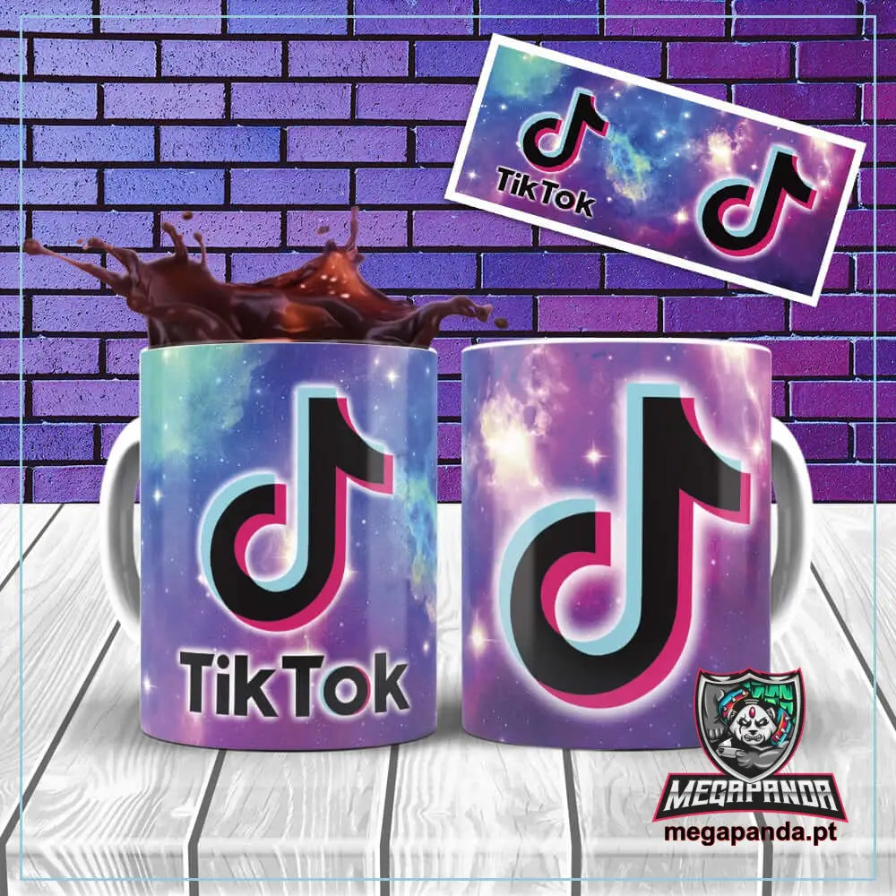 Caneca Tik Tok 7 Brindes