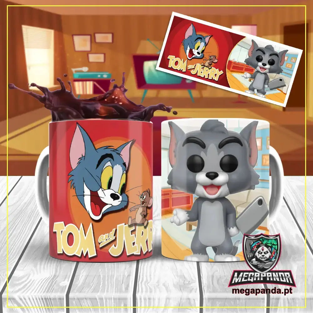 Caneca Tom e Jerry
