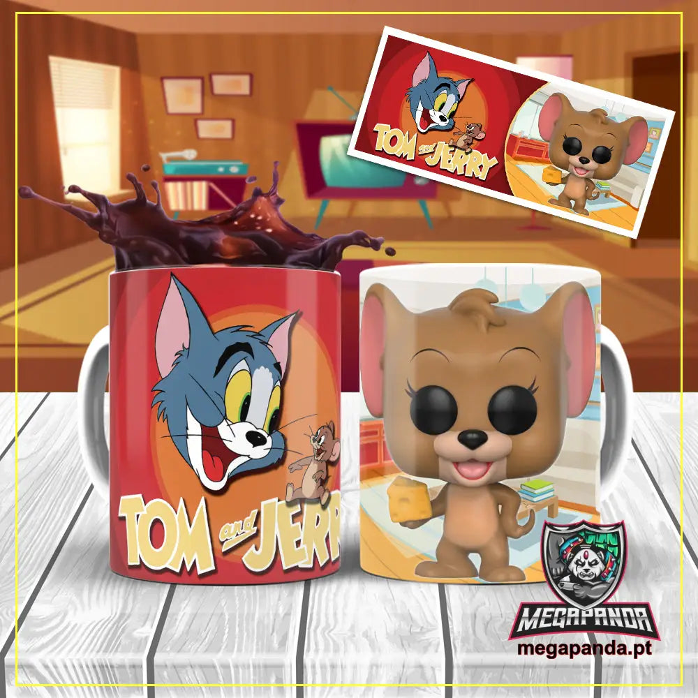 Caneca Tom E Jerry Brindes