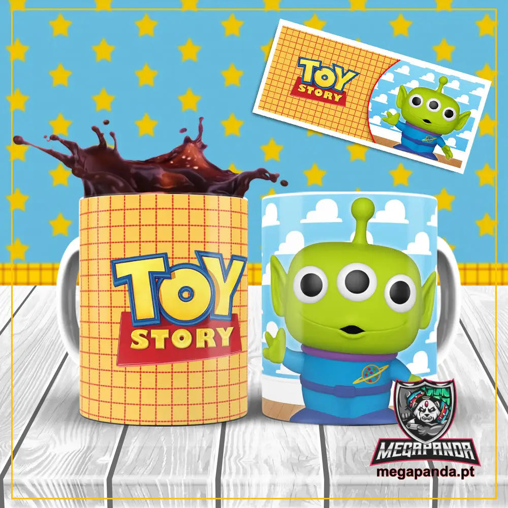 Caneca Toys Story Alien Brindes