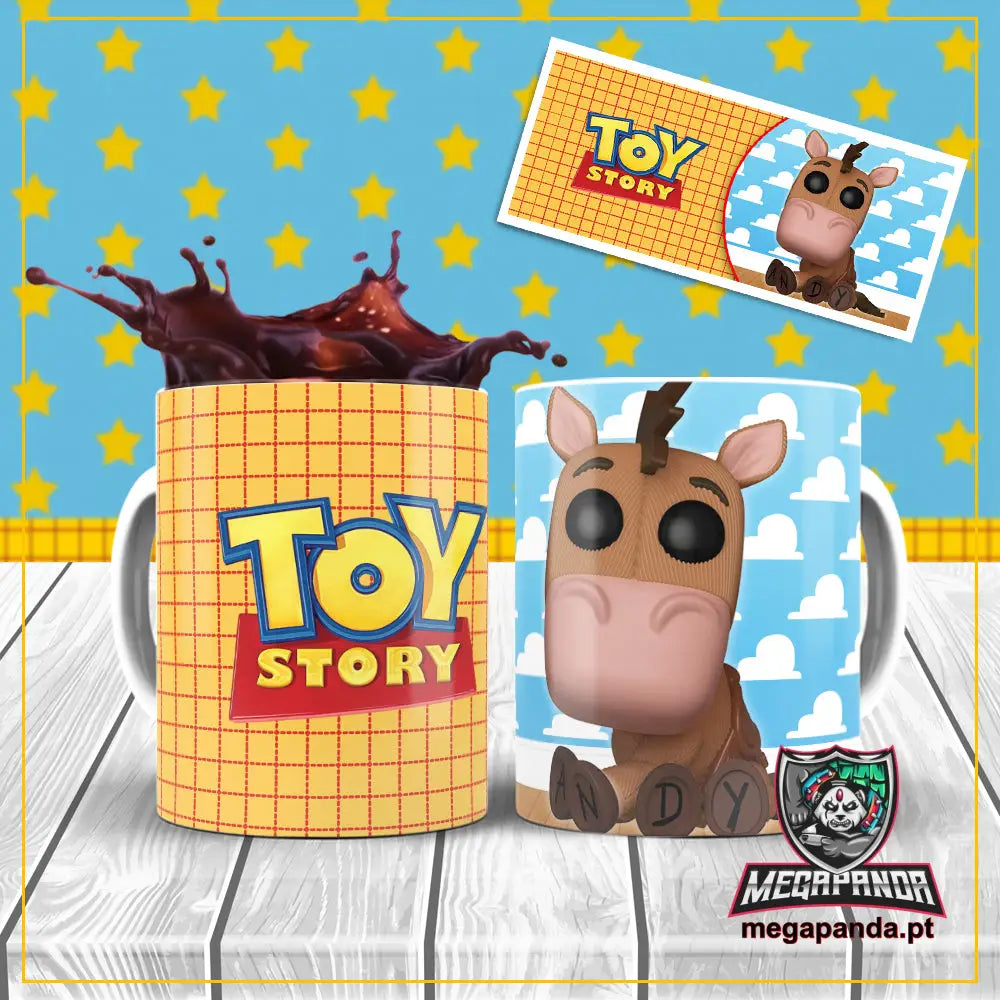 Caneca Toys Story Burrinho Brindes