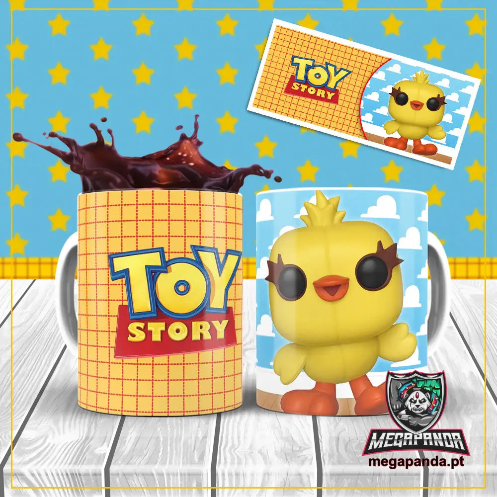 Caneca Toys Story Ducky Brindes