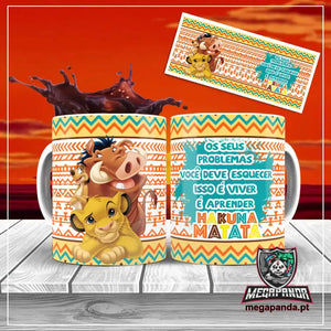 Taza Trio Hakuna Matata Coloreada