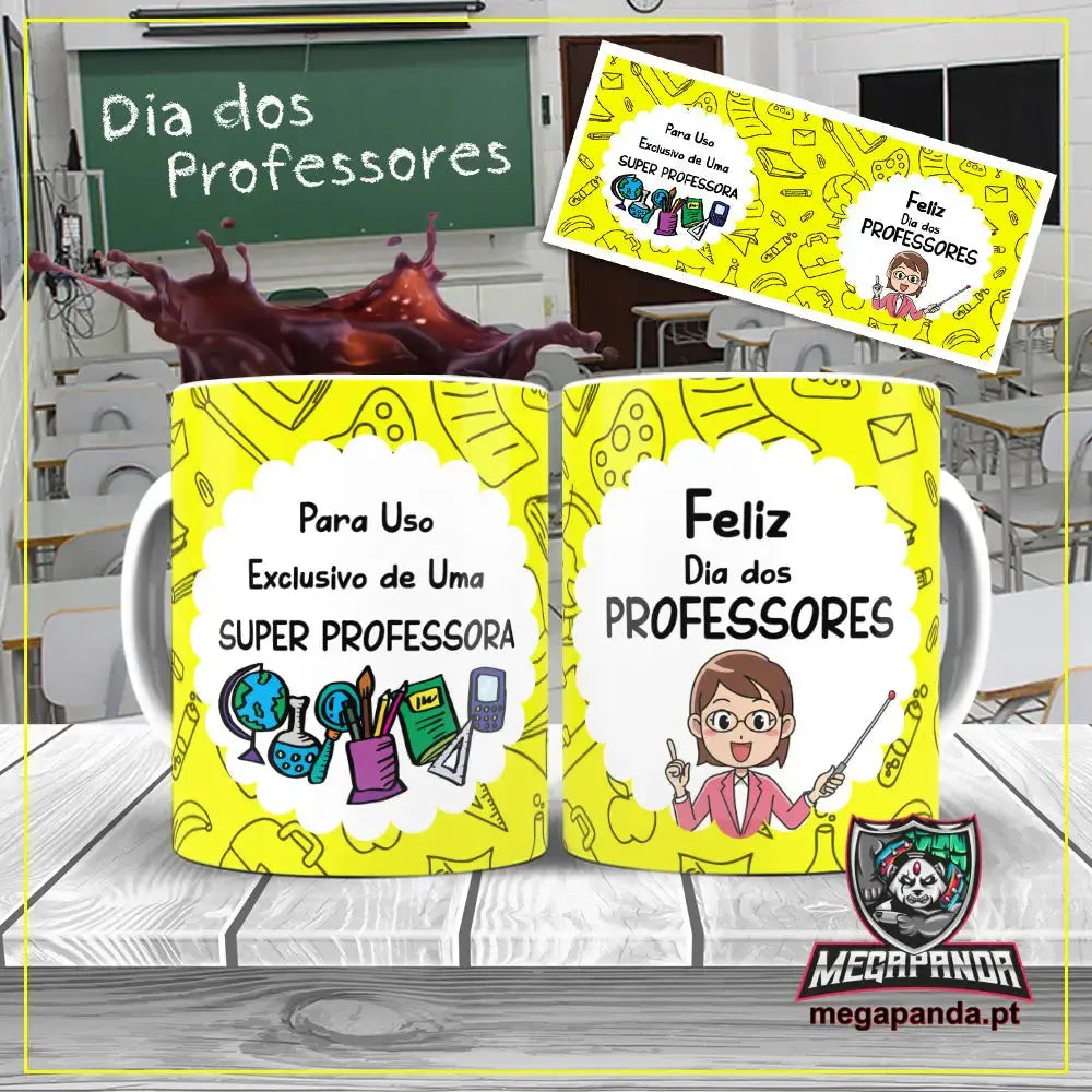 Caneca Uso exclusivo Super Professora