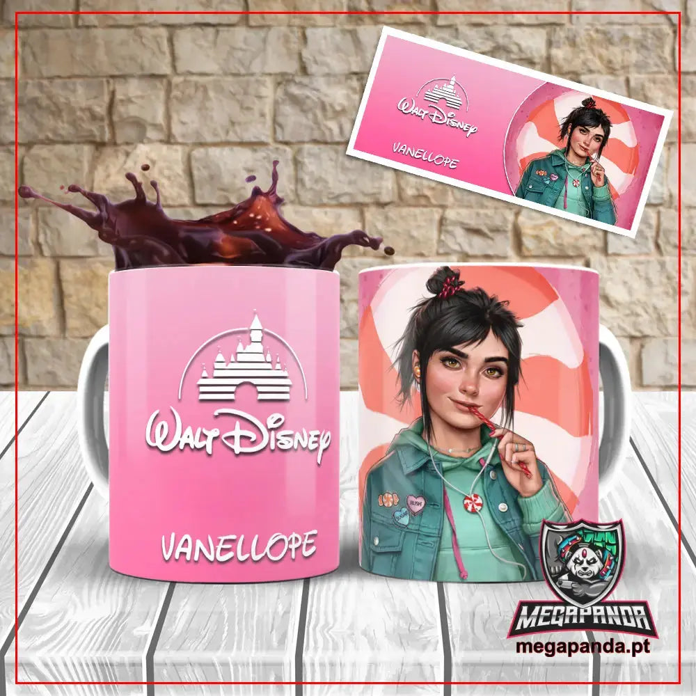 Caneca Vanellope - Princesa de Moderna