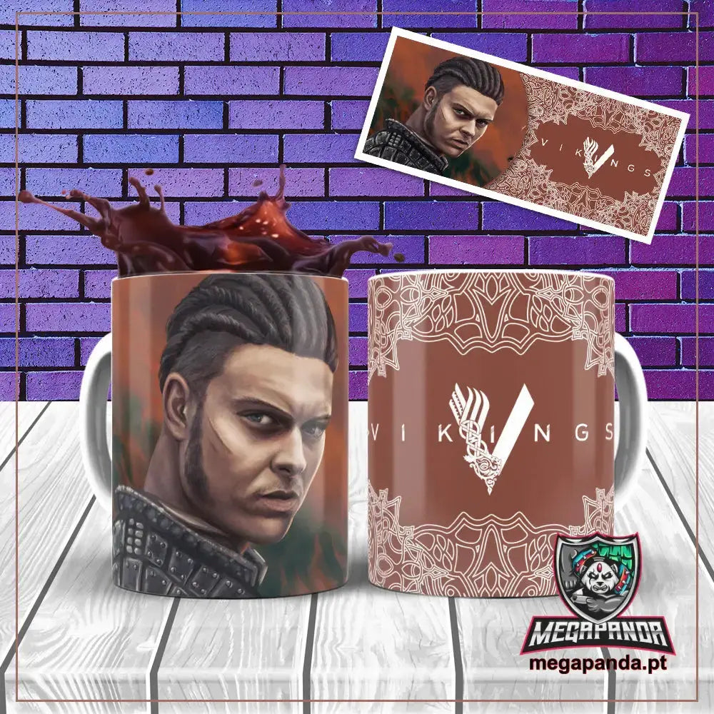 Caneca Viking Ivar o sem Ossos