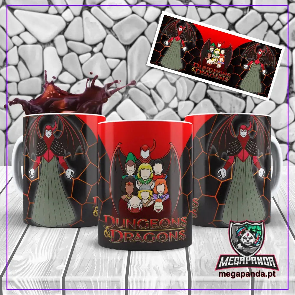 Caneca Vingador Dungeons e Dragons