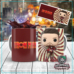 Caneca Vingadores Funko Iron Man