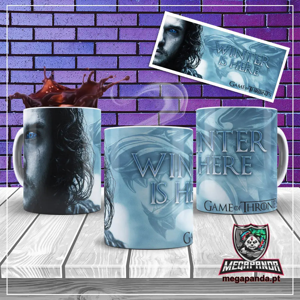 Caneca Winter Is Here Brindes