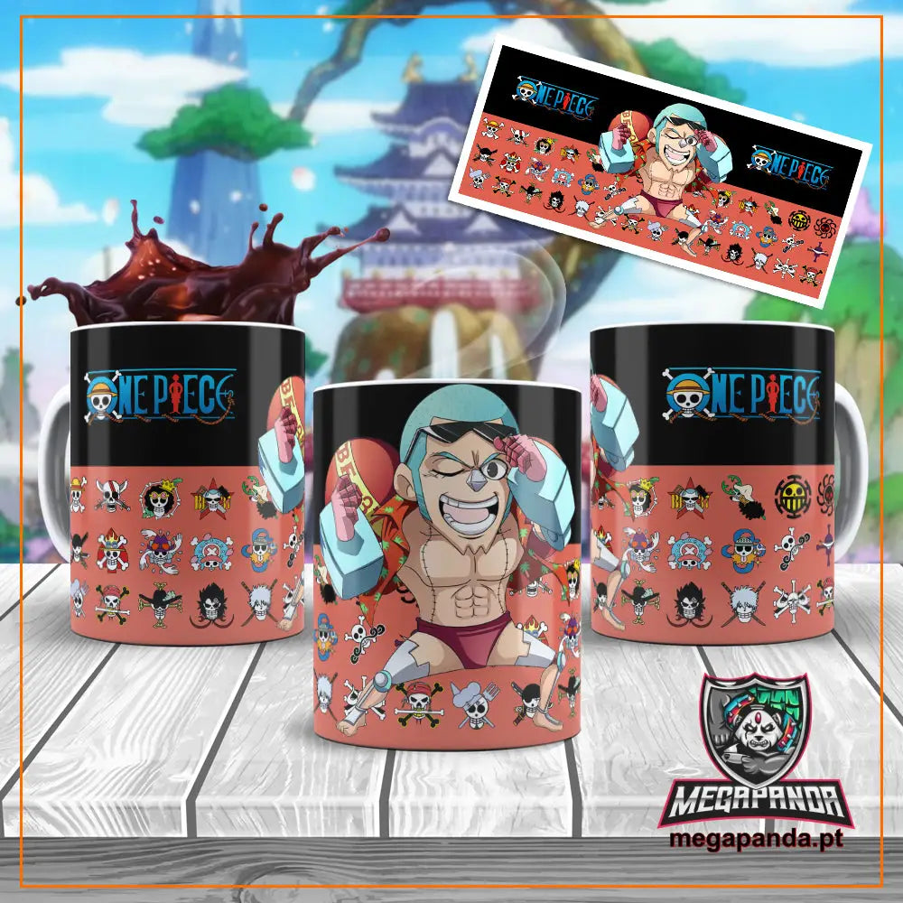 Canecas One Piece Franky Brindes