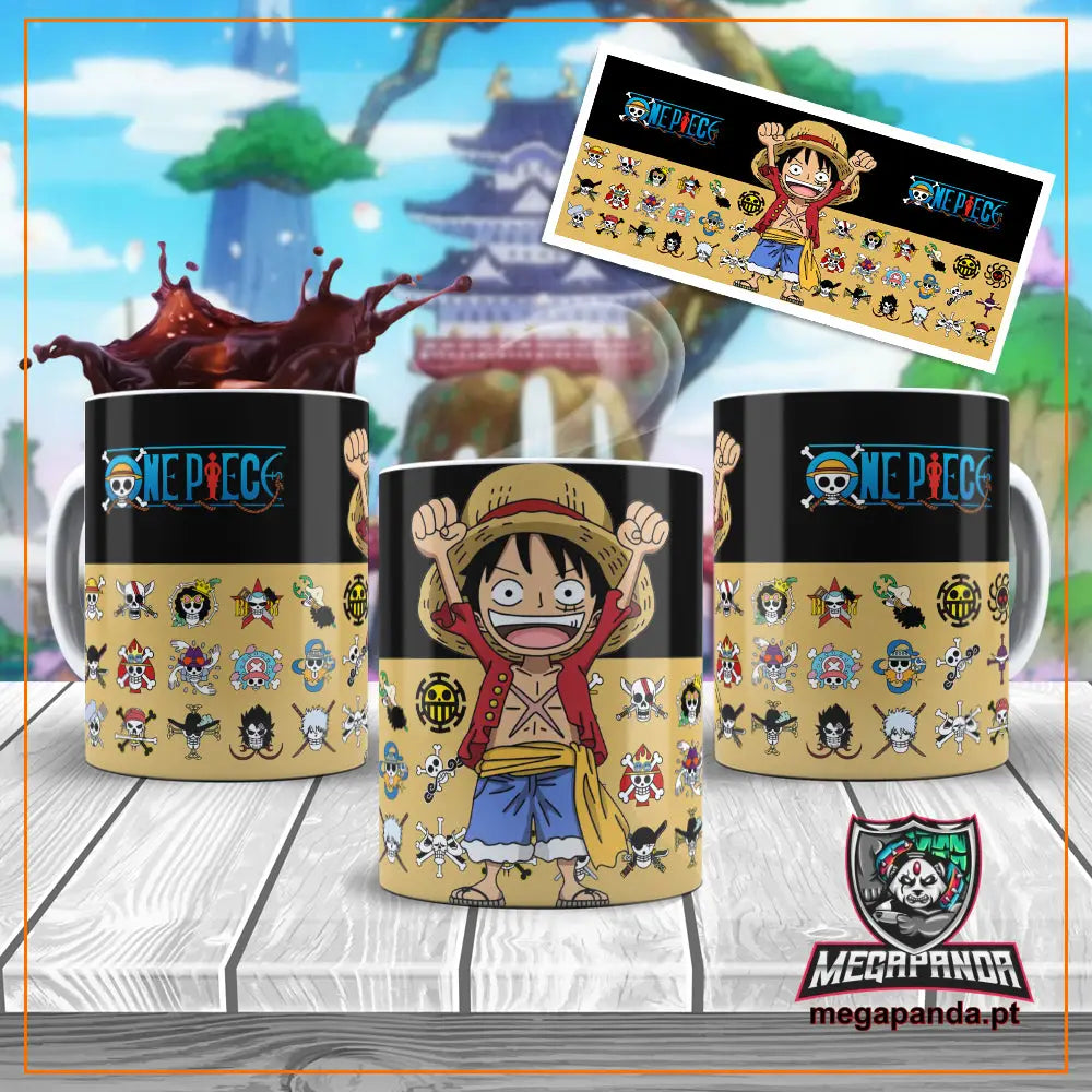 Canecas One Piece Luffy Brindes