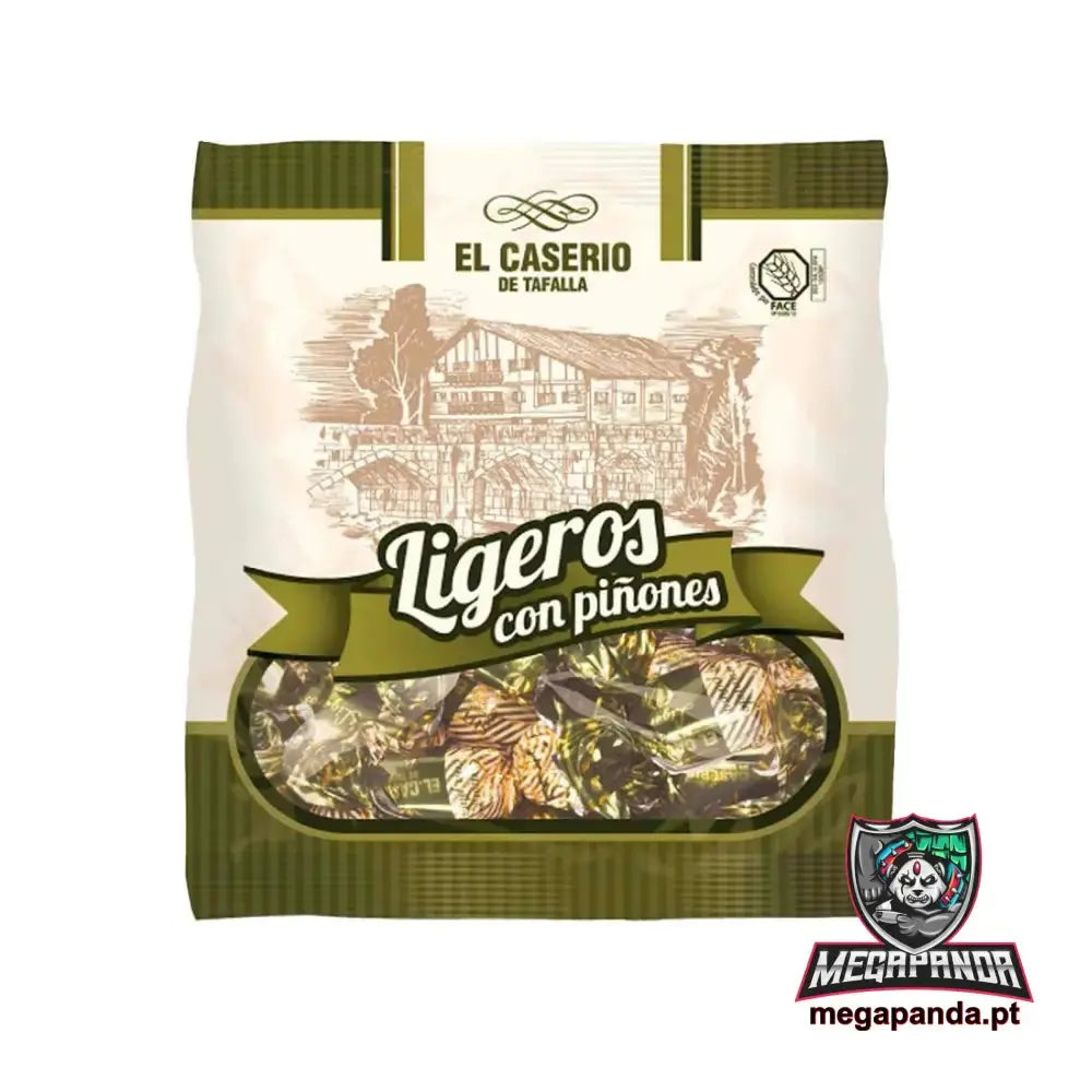 Caramelos com pinhões sem açúcar