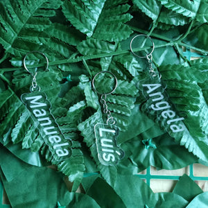 Porta-Chaves Personalizado em Acrílico com Nome